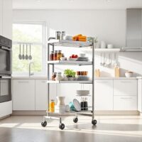 Multi-Layer Kitchen Storage Trolley