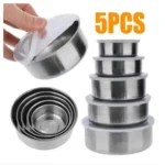 Protects Stainless Steel Fresh Box-5 pcs (P-1907)