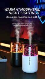 H05 Volcano Air Humidifier with Night Light – 180ML - Image 5