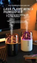H05 Volcano Air Humidifier with Night Light – 180ML - Image 3