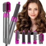 5 in 1 Hair Straightener Hair Iron Mutiful Curling Iron Hot Air Brush Hair Straightening Salon Beauty Styling Tools Heated Brush