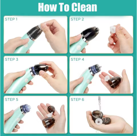 Baby Nose Cleaner - USB Rechargeable Electric Nasal Aspirator for Infants